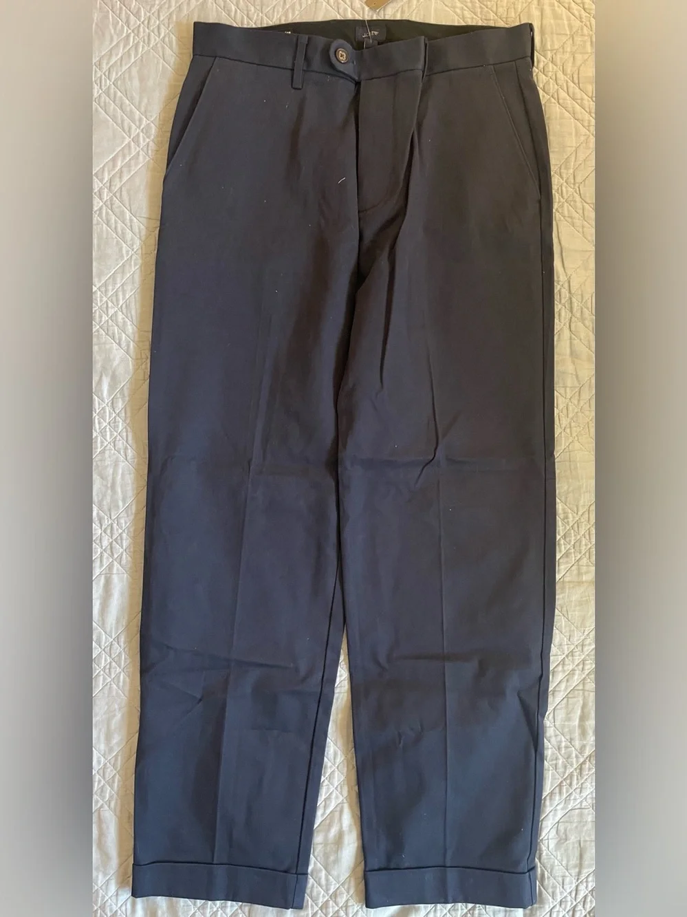 J. CREW Mercer Classic-fit trouser in Italian stretch twill Navy Size 33 CQ945